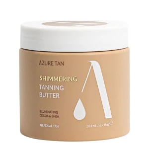 Azure Tan - Shimmering Tanning Butter - Rozjasňujúce telové maslo pre postupné opálenie - 200 ml