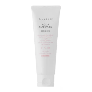 S.Nature - Aqua Rice Foam Cleanser - Ryžová pena na čistenie tváre - 80 ml