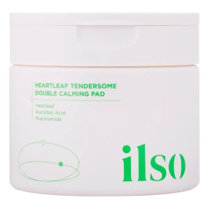 Ilso - Heartleaf Tendersome Double Calming Pad - Upokojujúce tampóny na tvár - 60ks/320g