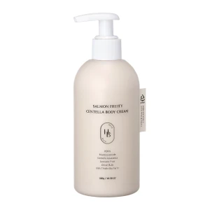 HEVEBLUE - Salmon Fruity Centella Body Cream - Vyživujúci telový krém - 300g