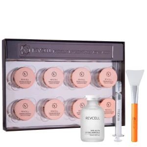 REVCELL - Premium Intensive Skin Activ Fiber Set - Spevňujúco-hydratačná sada na tvár - Nite 8ks + sérum 55ml