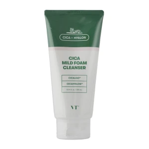 VT Cosmetics - Cica Mild Foam Cleanser - Čistiaca pena na tvár s pupočníkom ázijským - 300 ml