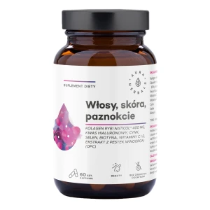 Aura Herbals - NatiCo Rybí kolagén - Vlasy, pokožka a nechty - Kapsule - 60 ks