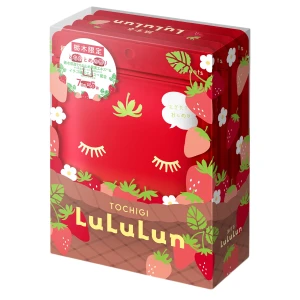 LuLuLun - Premium Sheet Mask Tochigi Strawberry - Sada hydratačných plátienkových masiek - Jahoda - 35ks