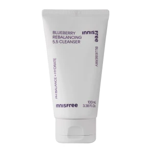 Innisfree - Blueberry Rebalancing 5.5 Cleanser - Vyrovnávacia čistiaca pleťová pena s extraktom z čučoriedok - 100 ml