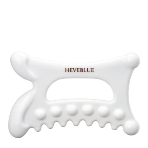 HEVEBLUE - Natural White Clay Relaxing Homecare Gua Sha - Masážny kameň Gua-sha - 1ks