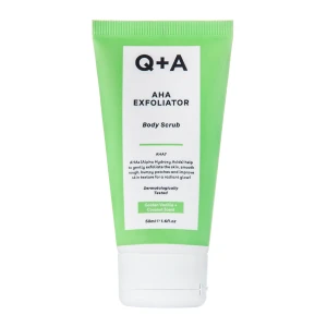 Q+A - AHA Exfoliator Body Scrub - Vyhladzujúci telový peeling s AHA kyselinami - 50 ml