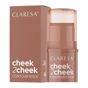Claresa - Cheek 2 Cheek - 01 Neutral Sand - Krémový bronzer v tyčinke - 5,5g