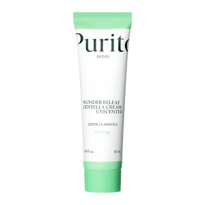 Purito Seoul - Wonder Releaf Centella Cream Unscented - Neparfumovaný krém s extraktom z pupočníka ázijského - 50 ml