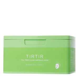 TIRTIR - Tea Tree Clear Ampoule Mask - Sada upokojujúcich plátienkových masiek na tvár - 30ks/310g