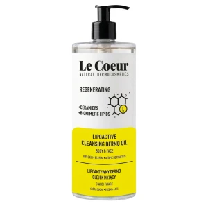Le Coeur - Lipoaktívny dermo čistiaci olej na tvár a telo - 700ml