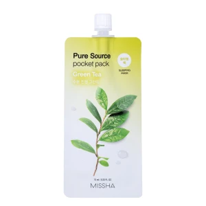 Missha - Pure Source Pocket Pack - Green Tea - Hydratačná maska na tvár - 10ml
