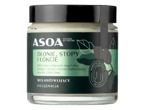 Asoa - Vyživujúce maslo na dlane, chodidlá a lakte - 120ml