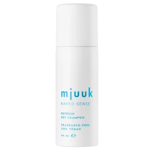 Mjuuk - Naked Sense Fragrance-free Refresh Dry Shampoo - Suchý šampón na vlasy - bez parfumácie - 50ml