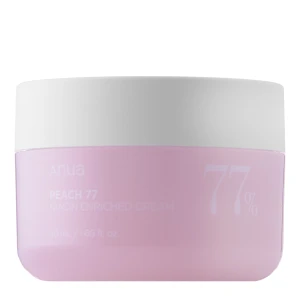 Anua - Peach 77% Niacin Enriched Cream - Hydratačný krém na tvár so 77% extraktom z broskyne - 50ml