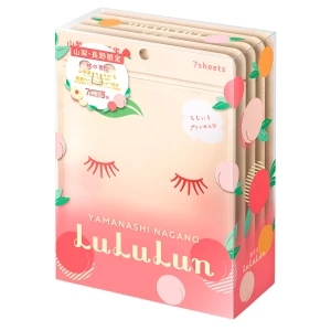 LuLuLun - Premium Sheet Mask Yamanashi Peach - Sada hydratačných plátienkových masiek - Broskyňa - 35ks