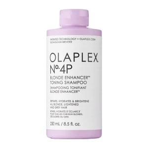 Olaplex - No. 4P Blonde Enhancer Toning Shampoo - Fialový šampón na blond vlasy - 250ml