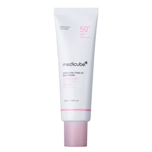 Medicube - PDRN Pink Tone Up Sun Cream SPF50+ PA++++ - Rozjasňujúci SPF krém - 50ml