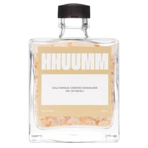 HHUUMM - Soľ do kúpeľa - Gold Vanilka a santalové drevo - 500ml