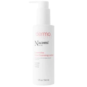 Nacomi - Dermo - Ceramides Face Cleansing Lotion - Upokojujúca čistiaca emulzia pre atopickú, suchú a podráždenú pleť - 150 ml