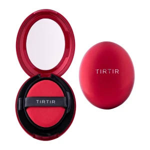 TIRTIR - Mask Fit Red Cushion - 17N Vanilla - Dlhotrvajúci make-up na tvár v hubke - MINI - 4,5 g