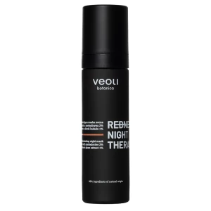 Veoli Botanica - Redness Night Therapy - Upokojujúco - rozjasňujúca nočná maska na začervenanie a rozšírené cievky - 50ml