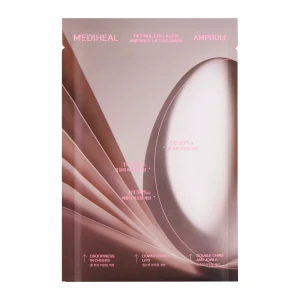 Mediheal - Retinol Collagen Ampoule Lifting Mask - Spevňujúca plátienková maska na tvár - 1ks/30ml