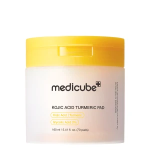 Medicube - Kojic Acid Turmeric Pad - Tampóny na tvár s kyselinou kojovou - 160ml/70ks