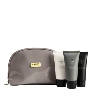 Hadat - Hydro Hair Growth Set - Sada pre rast vlasov - Kozmetická taštička - Šampón 70ml + Kondicionér 70ml + Maska 70ml