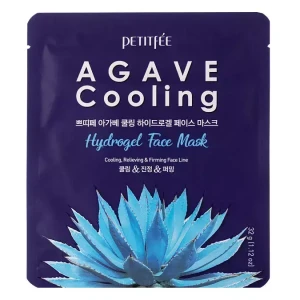 Petitfee - Agave Cooling Hydrogel Face Mask - Upokojujúca a chladivá hydrogélová maska na tvár - 32 g