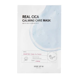 Some By Mi - Real Cica Calming Care Mask - Upokojujúca plátienková maska - 20 g