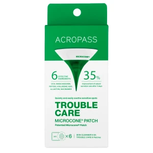 AcroPass - Trouble Care Microcone Patch - Náplasti na akné s mikroihličkami - 6ks