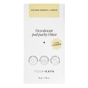 Your Kaya - Dezodorant na podpazušie a poprsie - Zelený čaj a jazmín - náplň - 35g