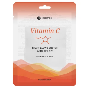 Jkosmec - Skin Solution Vitamin C Mask - Rozjasňujúca plátienková maska na tvár - 1ks/25ml