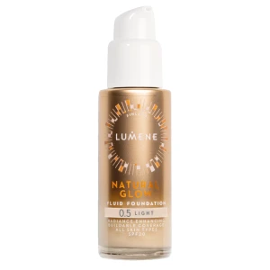 Lumene - Natural Glow Fluid Foundation SPF20 - Rozjasňujúci make-up - 0,5 Light - 30ml