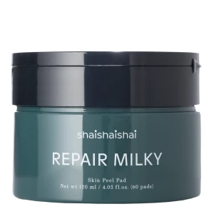 shaishaishai - Repair Milky Skin Peel Pad - Jemne exfoliačné tampóny na tvár - 60ks / 120ml
