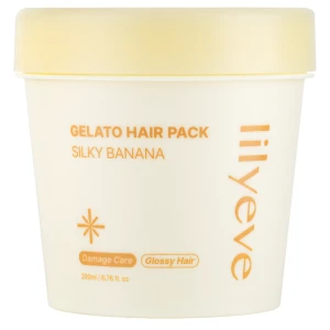 lilyeve - Repair:Turn Gelato Hair Pack - Posilňujúca maska na vlasy - Silky Banana - 200ml