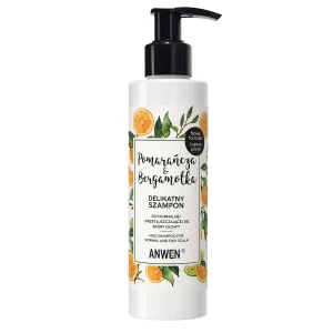 Anwen - Pomaranč a bergamot - Šampón pre normálnu a mastnú pokožku hlavy - 200ml