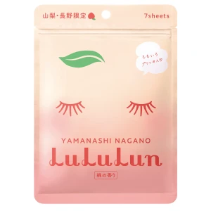 LuLuLun - Premium Sheet Mask Yamanashi Peach - Sada hydratačných plátienkových masiek - Broskyňa - 7ks