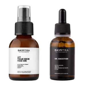 SkinTra - Sada produktov Smooth Operator - Pleťový krém s probiotikami 50 ml + Sérum s kyselinou mliečnou 30 ml