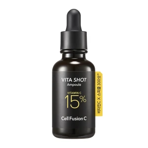 Cell Fusion C - Toning C Vita Shot Ampoule - Rozjasňujúce sérum s 15 % vitamínom C a mikroihličkami - 20 g