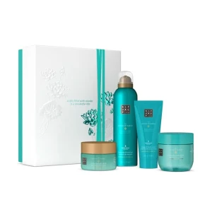 Rituals - The Ritual of Karma Gift Set M - Darčeková sada - Sprchový gél 200ml + Telový krém 125ml + Telový peeling 100ml + Telová maska 125g