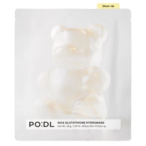 PO:DL - Rice Glutathione Hydromask - Rozjasňujúca gélová maska na tvár - 1ks/28g