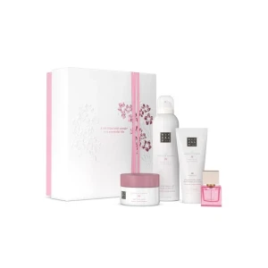 Rituals - The Ritual of Sakura Gift Set M - Darčeková sada - Cukrový peeling 125g + Sprchovacia pena 200ml + Telový krém 100ml + Parfum 15ml