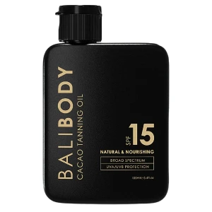 Bali Body - Cacao Tanning Oil SPF15 - Olej na opaľovanie s kakaom - 100ml