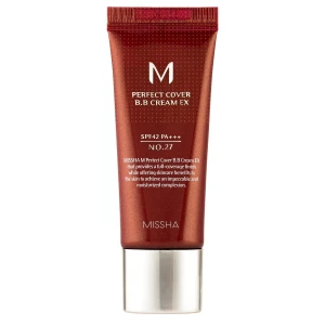 Missha - M Perfect Cover BB Cream SPF42/PA+++ - No.27 Honey Beige - Krycí BB krém s UV filtrom - 20ml