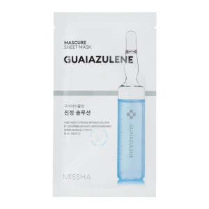 Missha - Mascure Guaiazulene Sheet Mask - Protizápalová plátienková maska s guajazulénom - 28ml
