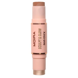 Moira - Sculpt & Glow Duo Stick - Kontúrovacia tyčinka - 300 Cool For Summer - 6g+5,2g