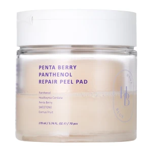 HEVEBLUE - Penta Berry Panthenol Repair Peel Pad - Exfoliačné pleťové tampóny - 70 ks