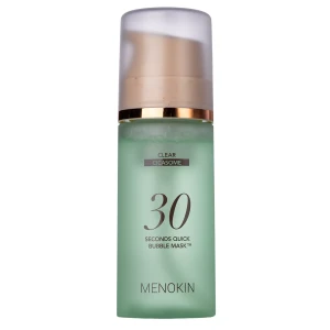 MENOKIN - 30 Seconds Quick Bubble Mask Clear - Upokojujúca penová maska na tvár - 95ml